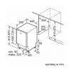 Zmywarka Siemens SR 85EX05ME - schemat zabudowy