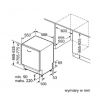 Zmywarka Siemens SX 85TX00CE - rysunek techniczny