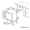 Zmywarka do zabudowy Bosch Serie 4 SMV4EVX02E
